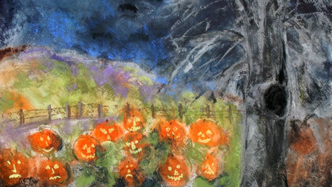 Carol Engles, 'Halloween Pumpkin Patch'